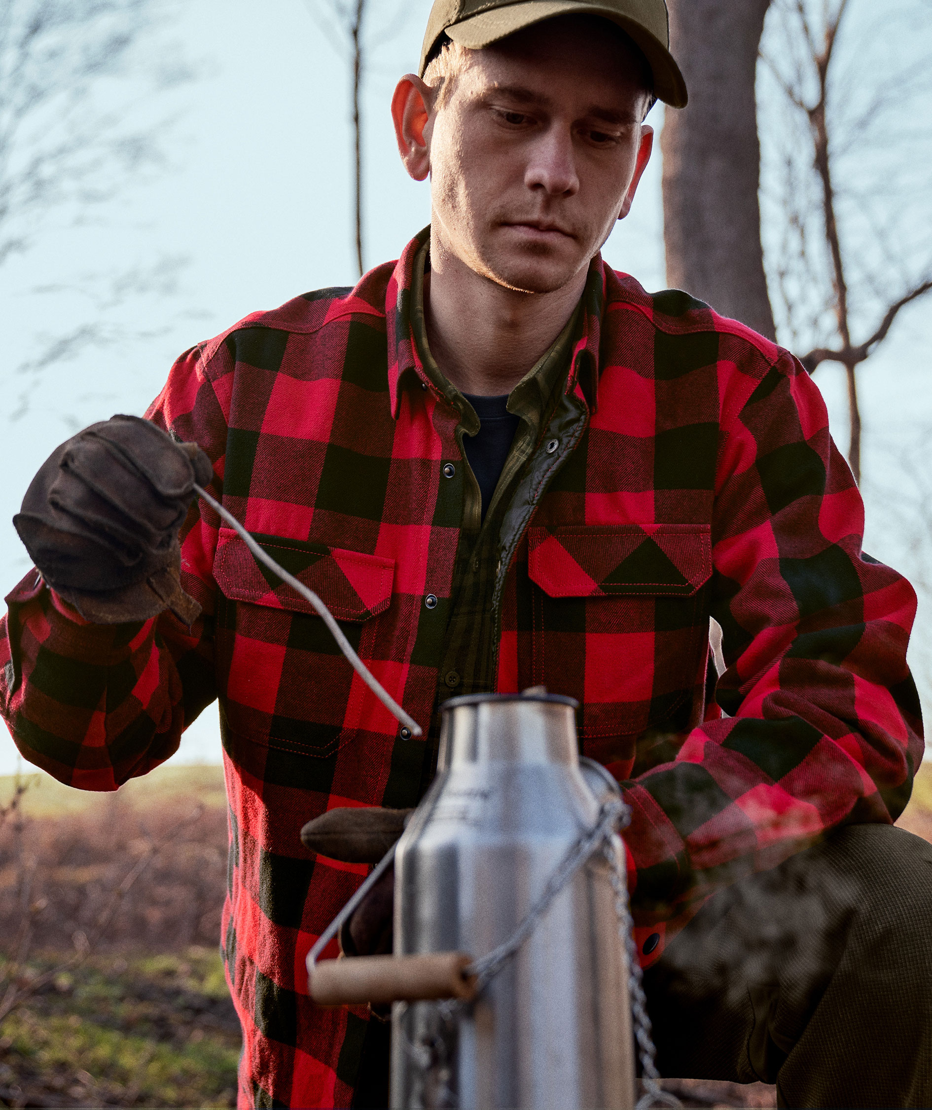 Lined lumberjack shirt sale