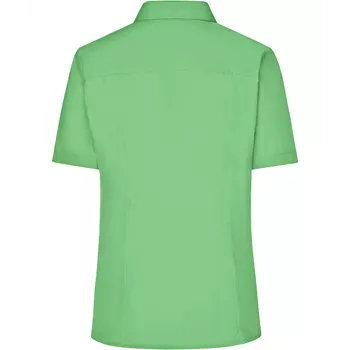 James & Nicholson kurzärmeliges Modern fit Damenhemd, Lime Grün