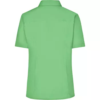 James & Nicholson kortermet Modern fit dameskjorte, Limegrønn