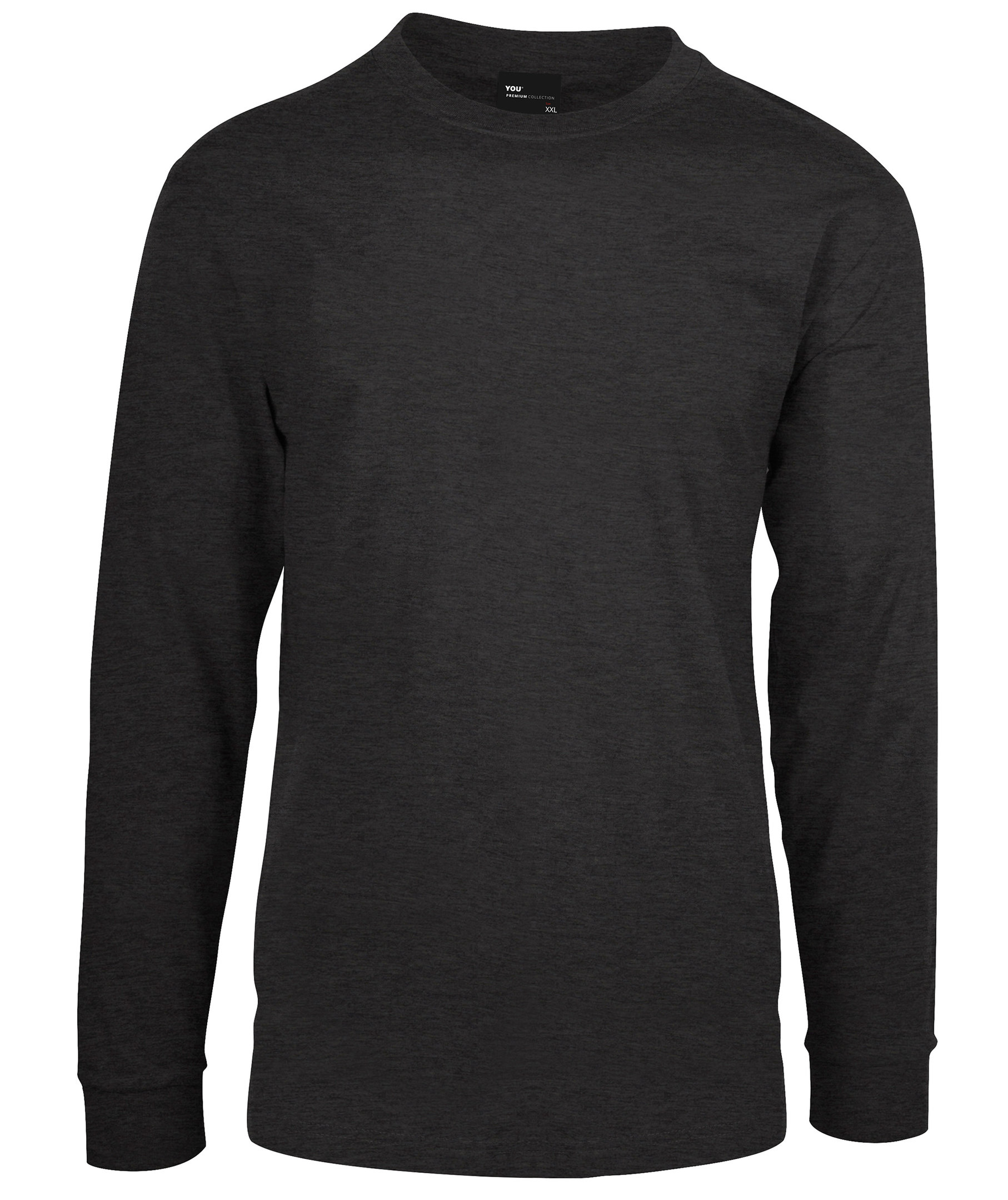 YOU Premium  lang&aelig;rmet T-shirt, Koks, large image number 0