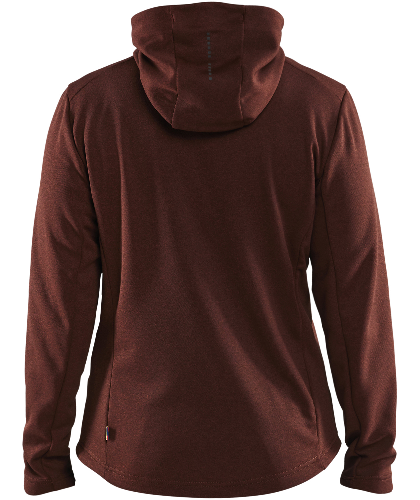 Bl&aring;kl&auml;der women's hoodie with zipper, Burnt Red/Black