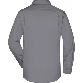 James & Nicholson modern fit  shirt, Grey