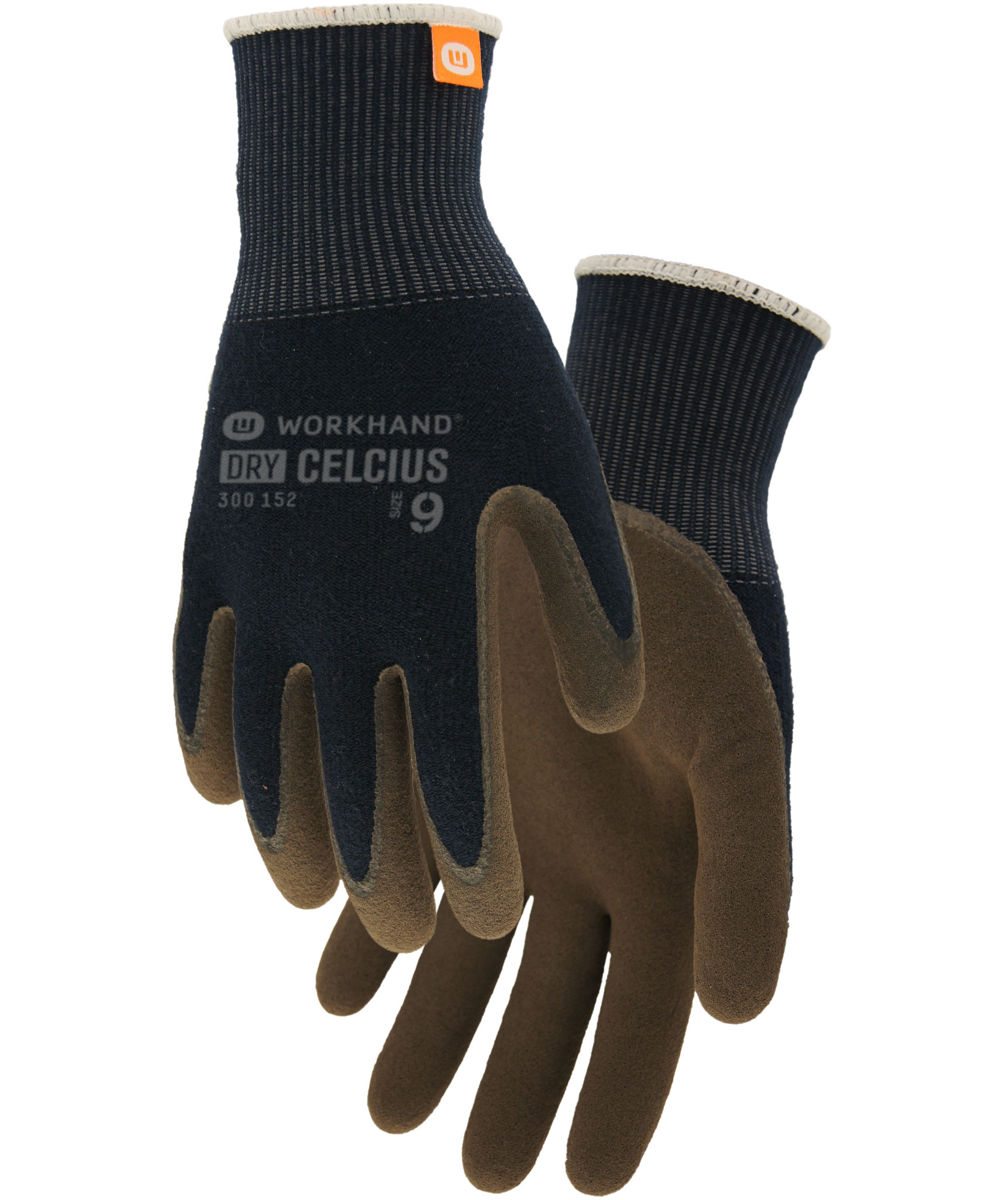 Workhand Dry Celcius arbetshandskar, Svart/Khaki