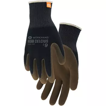 Workhand Dry Celcius arbeidshansker, Svart/Khaki