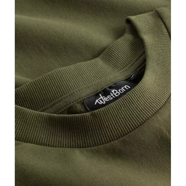 WestBorn stretch sweatshirt, Armygreen, large image number 2
