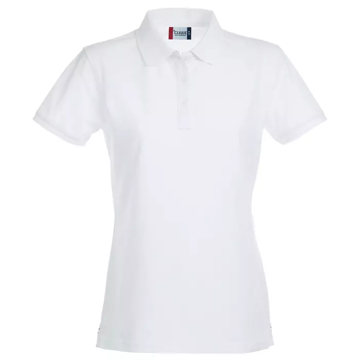 Clique Premium dame polo T-Skjorte, Hvit, large image number 0
