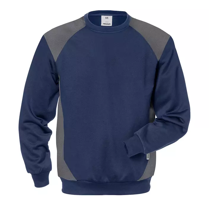 Fristads sweatshirt 7148 SHV, Marine/Grå, large image number 0