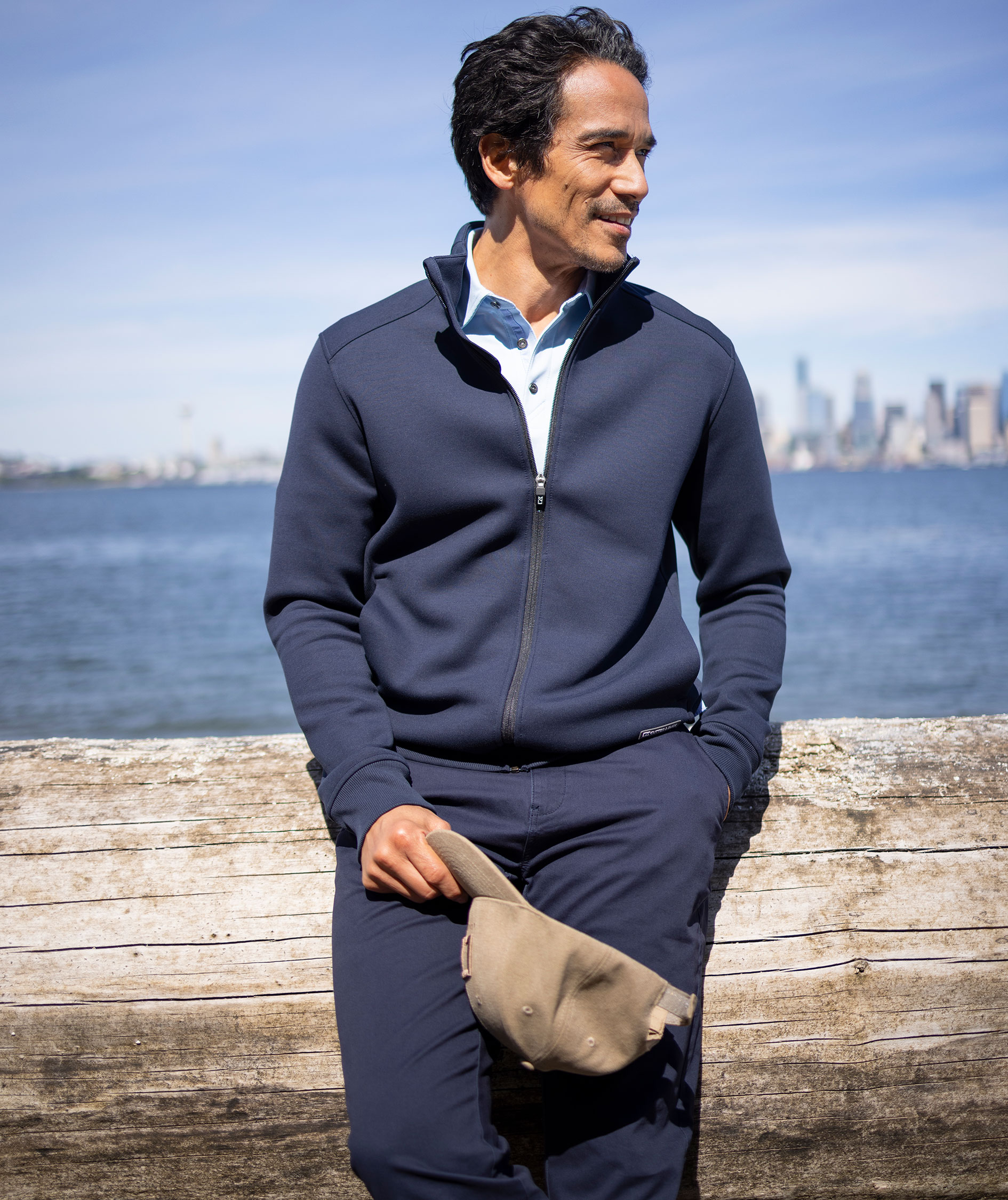 Cutter & Buck Pemberton cardigan, Dark navy, large image number 1