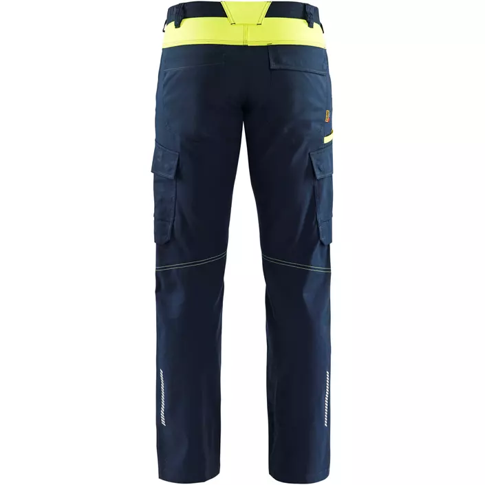 Blåkläder arbetsbyxa, Marin/Hi-Vis gul, large image number 1