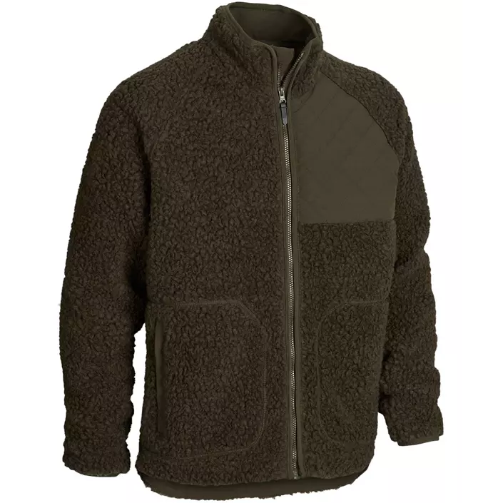 Northern Hunting Halfdan fibre pile jacket, Dark Green, large image number 0
