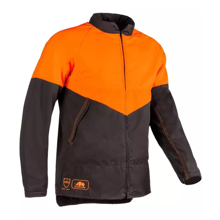 SIP BasePro sikkerhedsjakke, Hi-vis orange/Grå, large image number 3
