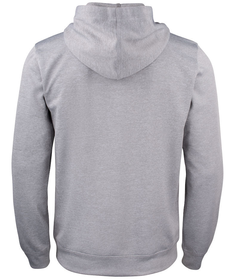 Clique Basic Active  hoodie, Grey Melange, large image number 3
