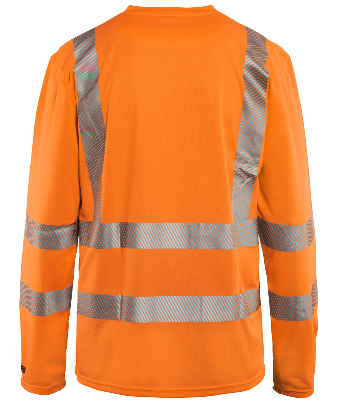 Bl&aring;kl&auml;der l&aring;ng&auml;rmad T-shirt, Varsel Orange