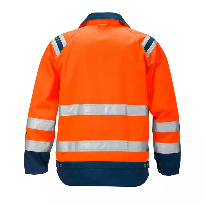 Fristads Damen Arbeitsjacke 4129, Hi-vis Orange/Marine, large image number 1