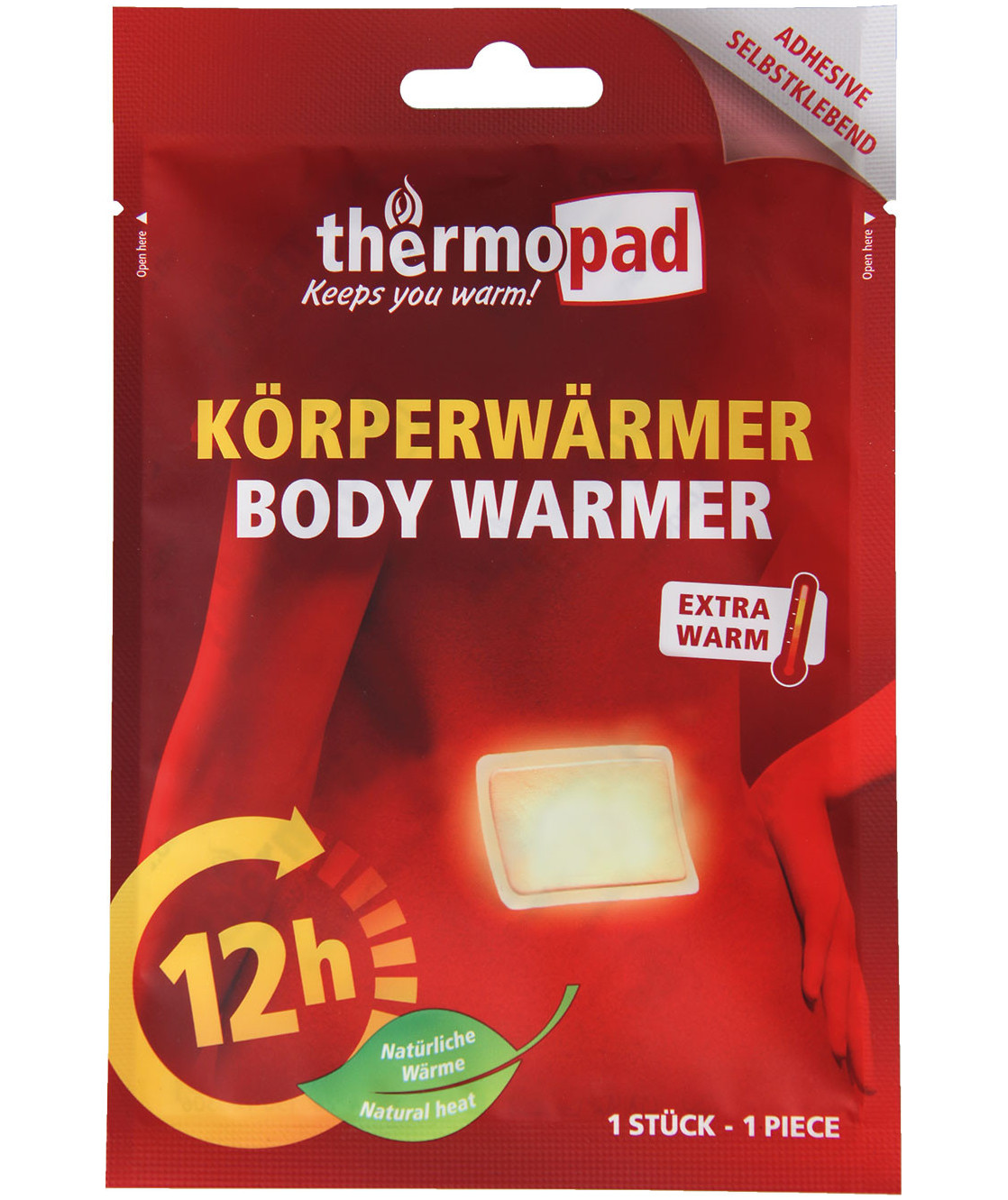 Thermopad kroppsv&auml;rmare, Vit