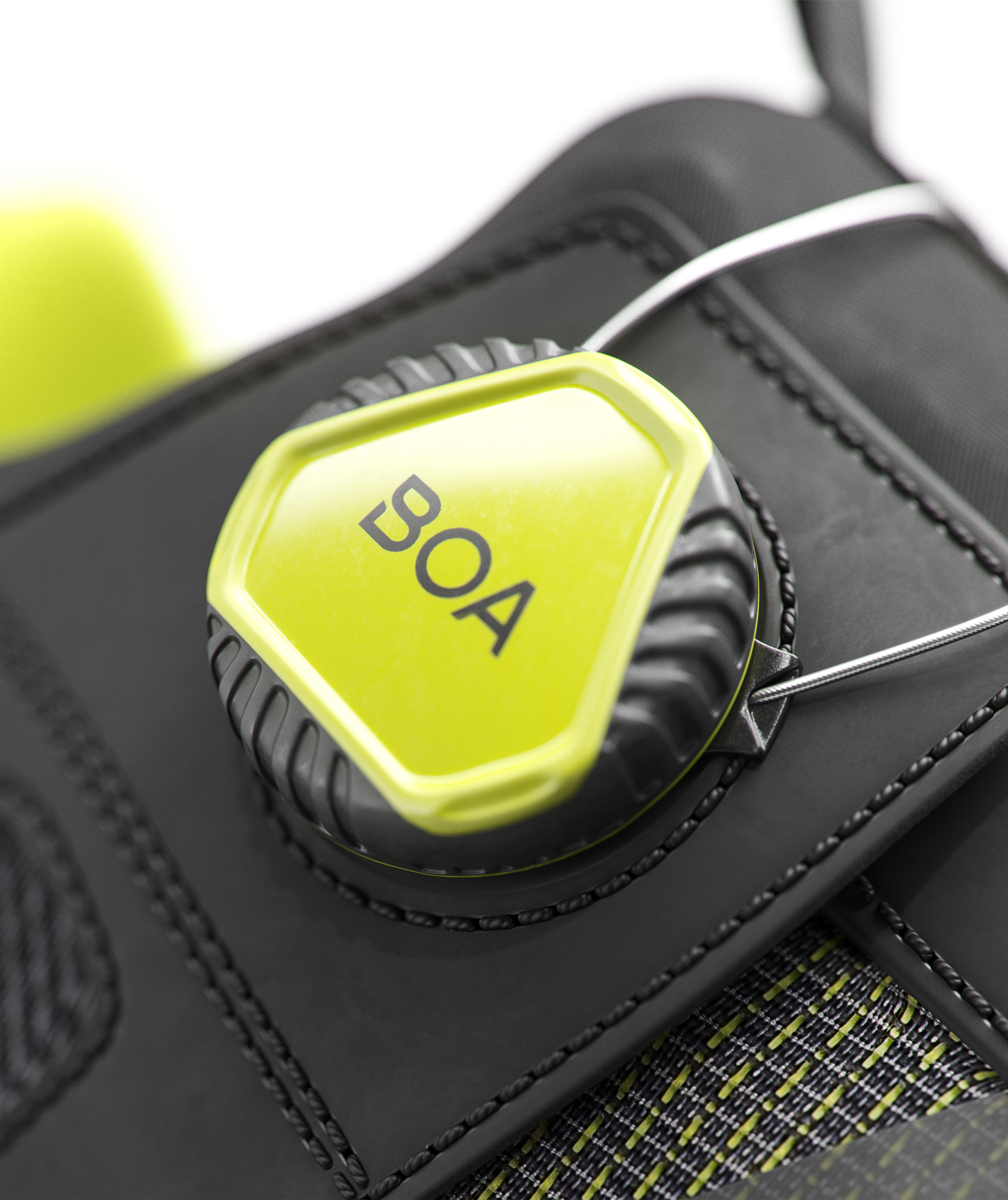 Solid Gear Vent 2 safety shoes S1P, Black/Lime, large image number 5