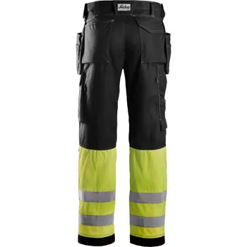 Snickers craftsman trousers 3235, Black/Yellow