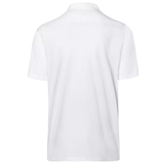 Karlowsky Basic kortermet kokk skjorte, Hvit, large image number 2