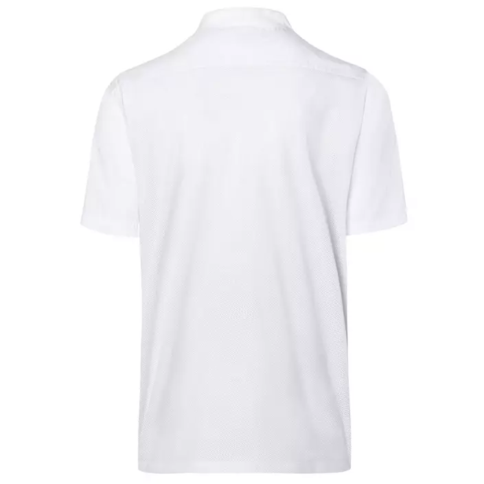 Karlowsky Basic kortermet kokk skjorte, Hvit, large image number 2
