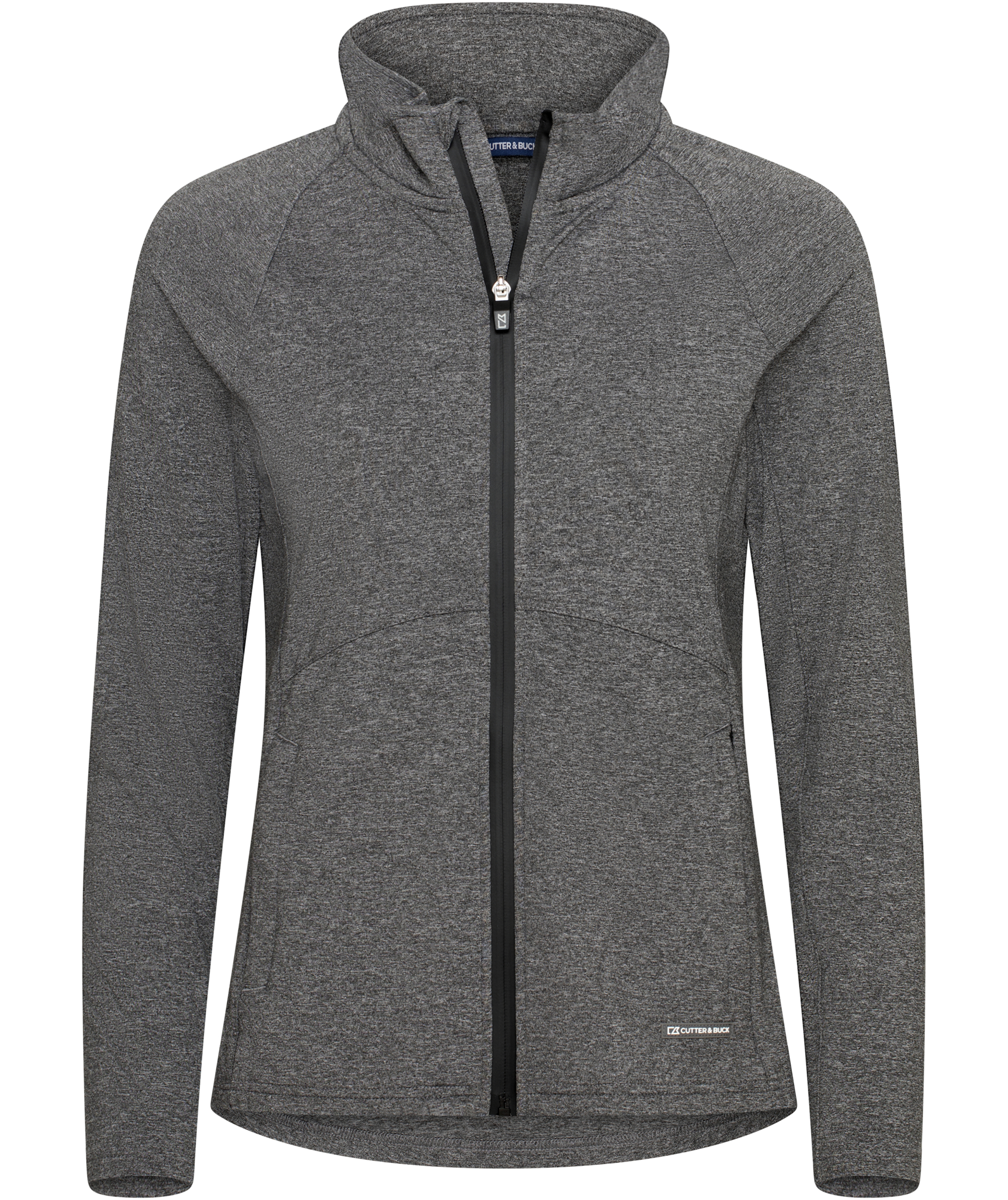 Cutter & Buck Adapt dame cardigan, Anthracite melange, Anthracite melange, swatch