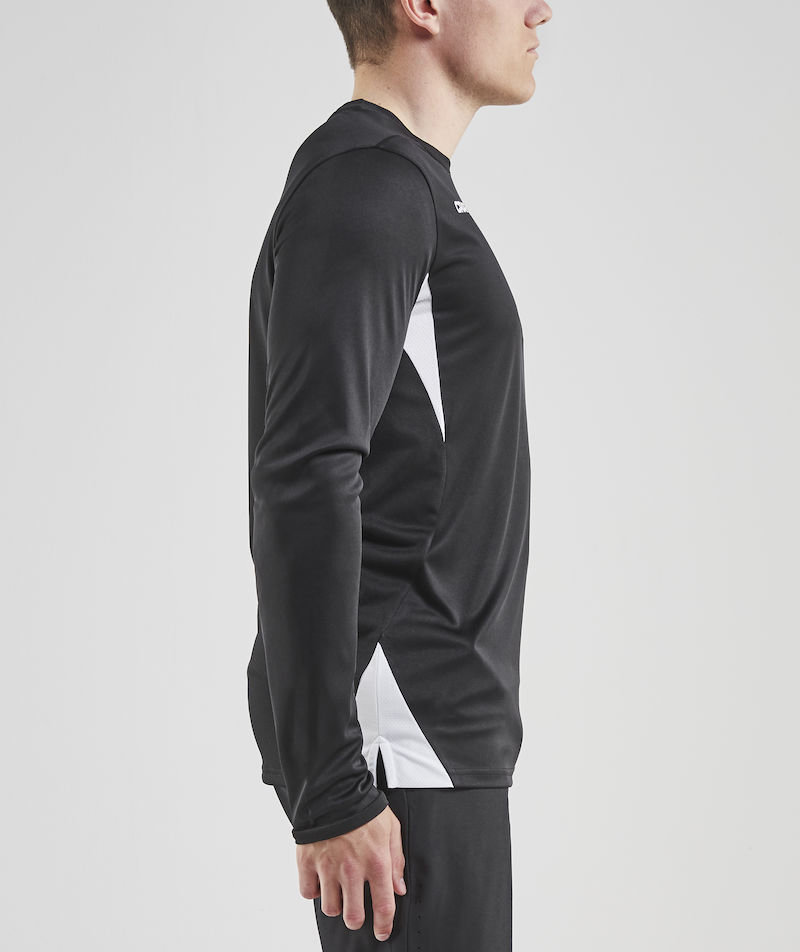 Craft Pro Control Impact long-sleeved T-shirt, Black/White, large image number 4
