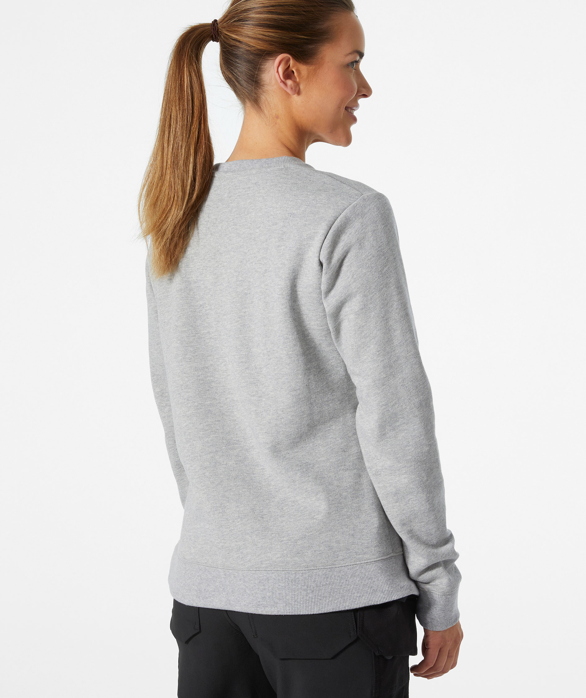 Helly Hansen Classic dame sweatshirt, Grey melange , large image number 3