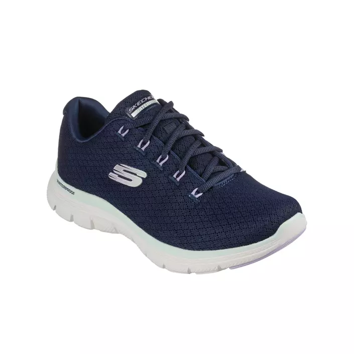 Skechers Flex Appeal 4.0 WP dame sneakers, Navy, large image number 0