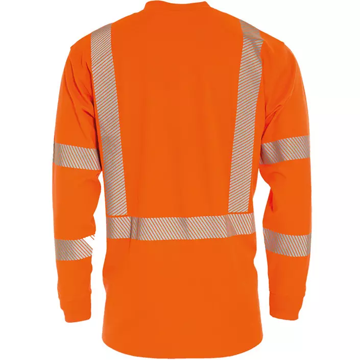 Tranemo langærmet T-shirt, Hi-vis Orange, large image number 1