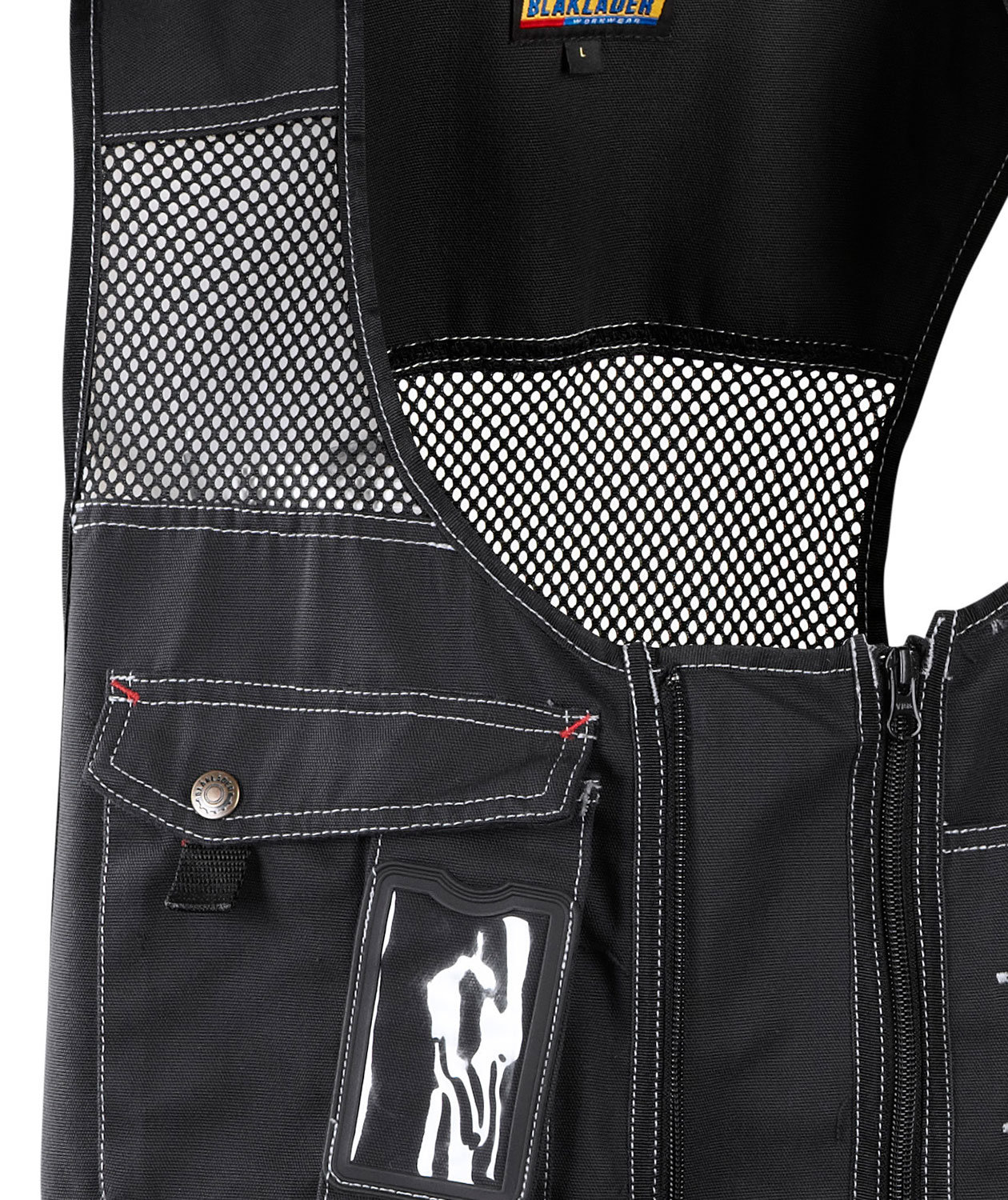 Bl&aring;kl&auml;der tool vest, Black, large image number 3