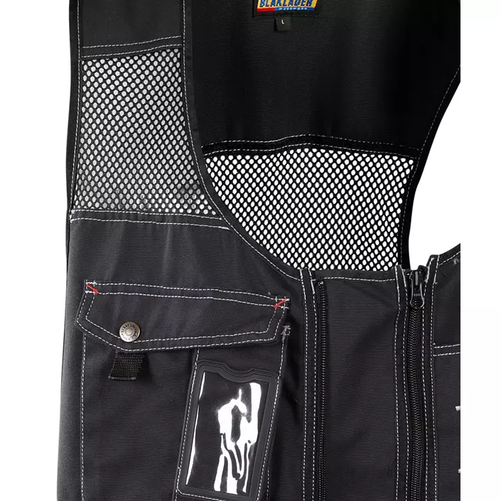 Blåkläder tool vest, Black, large image number 3