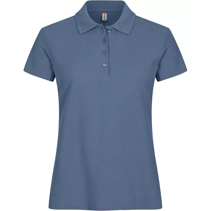 Clique Basic dame polo t-shirt, Steel Blue, large image number 0