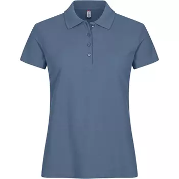 Clique Basic dame polo t-shirt, Steel Blue