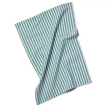 Kosta Linnewäfveri Stripe kitchen towel, Green