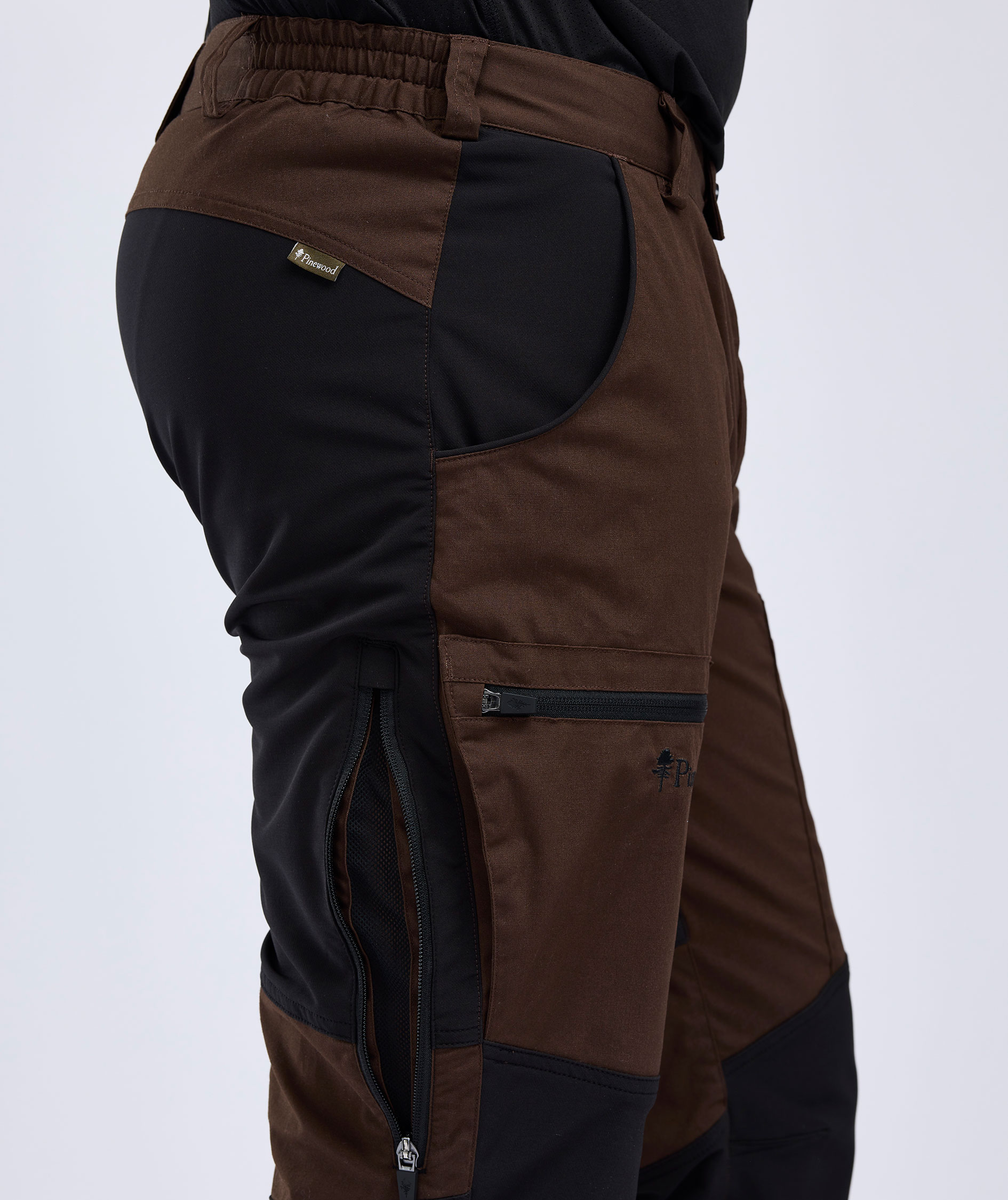 Pinewood Caribou TC bukser, Dark Brown/Black, large image number 5