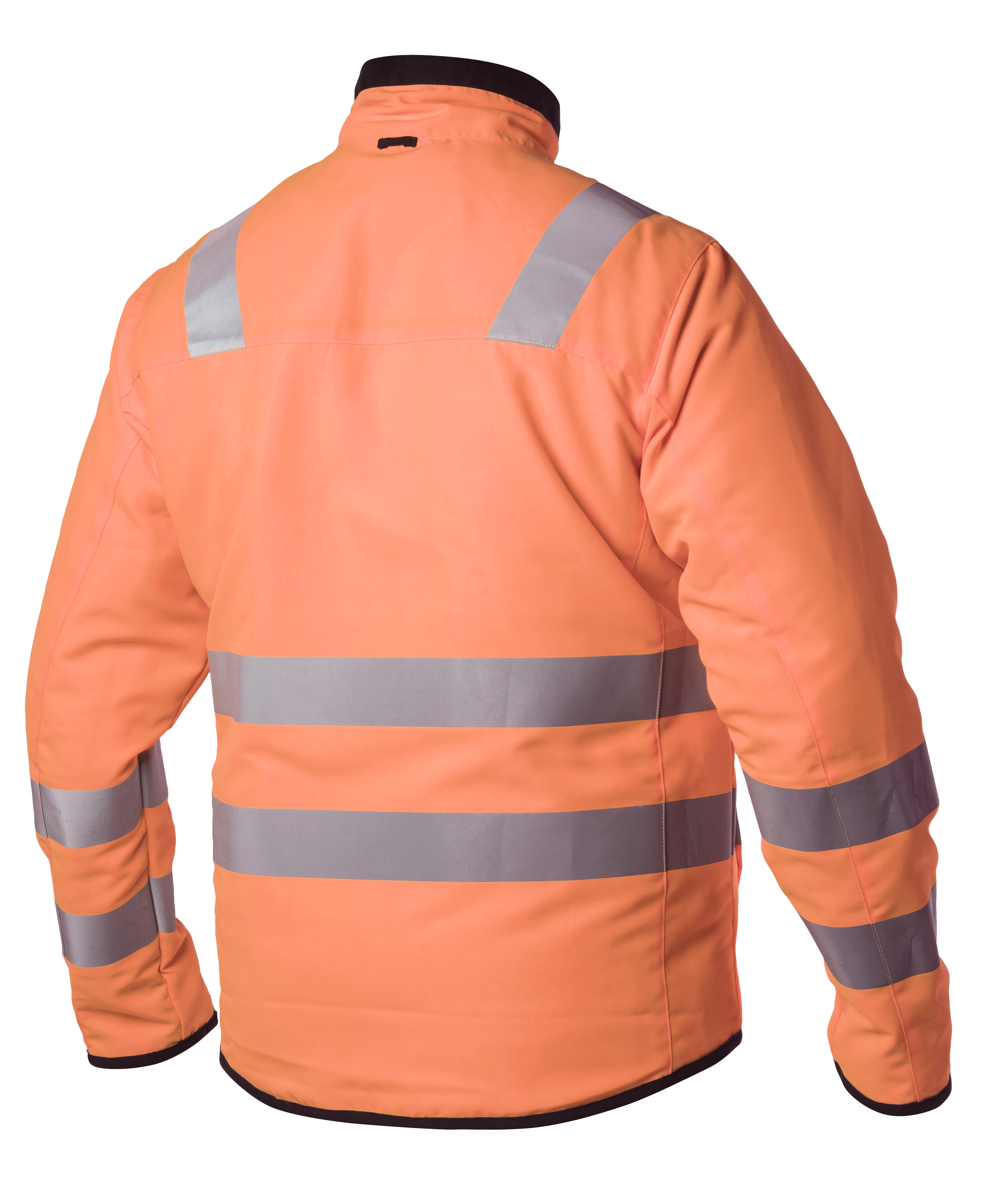Viking Rubber Evosafe zip in jacket, Hi-Vis Orange/Black