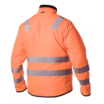 Viking Rubber Evosafe zip in jacket, Hi-Vis Orange/Black