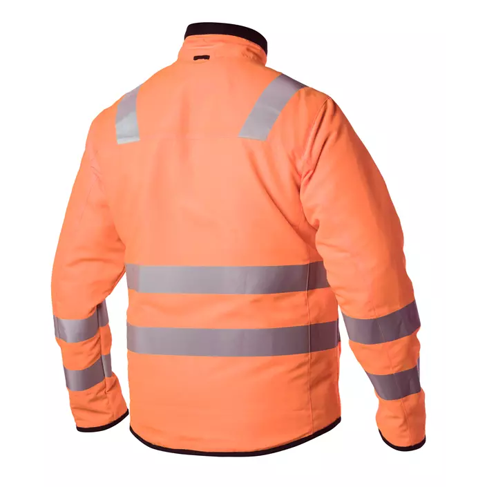 Viking Rubber Evosafe vendbar jakke, Hi-Vis Orange/Sort, large image number 1