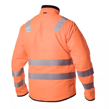 Viking Rubber Evosafe vendbar jakke, Hi-Vis Orange/Sort