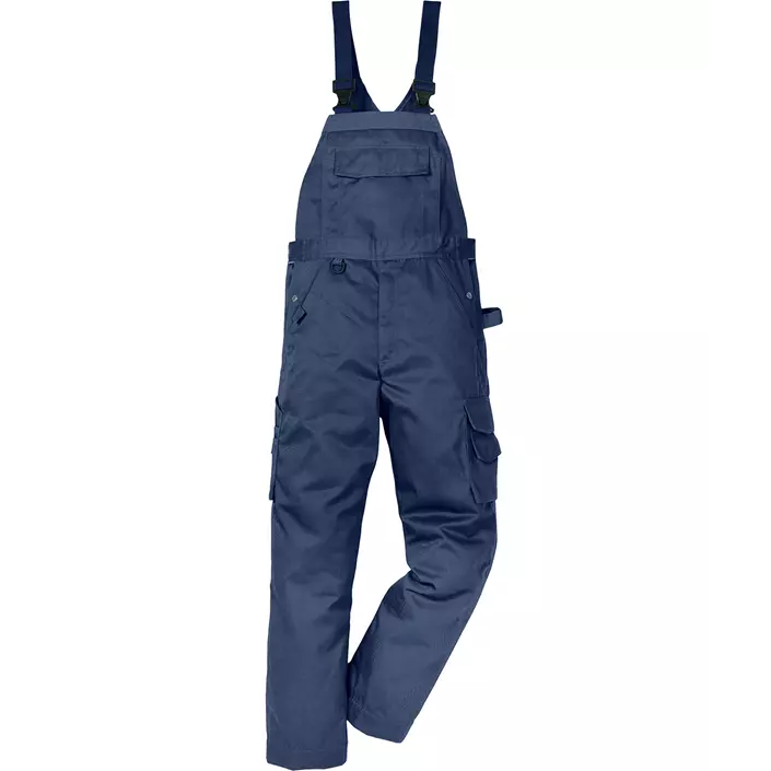 Kansas Icon One bib and brace trousers, Dark Marine Blue, large image number 0