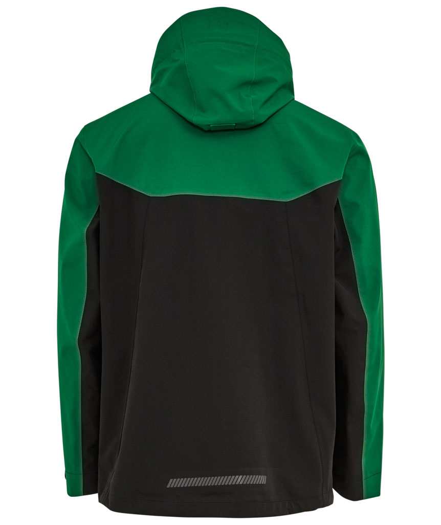 ELKA Working Xtreme shell jacket full stretch, Green/Black, large image number 2