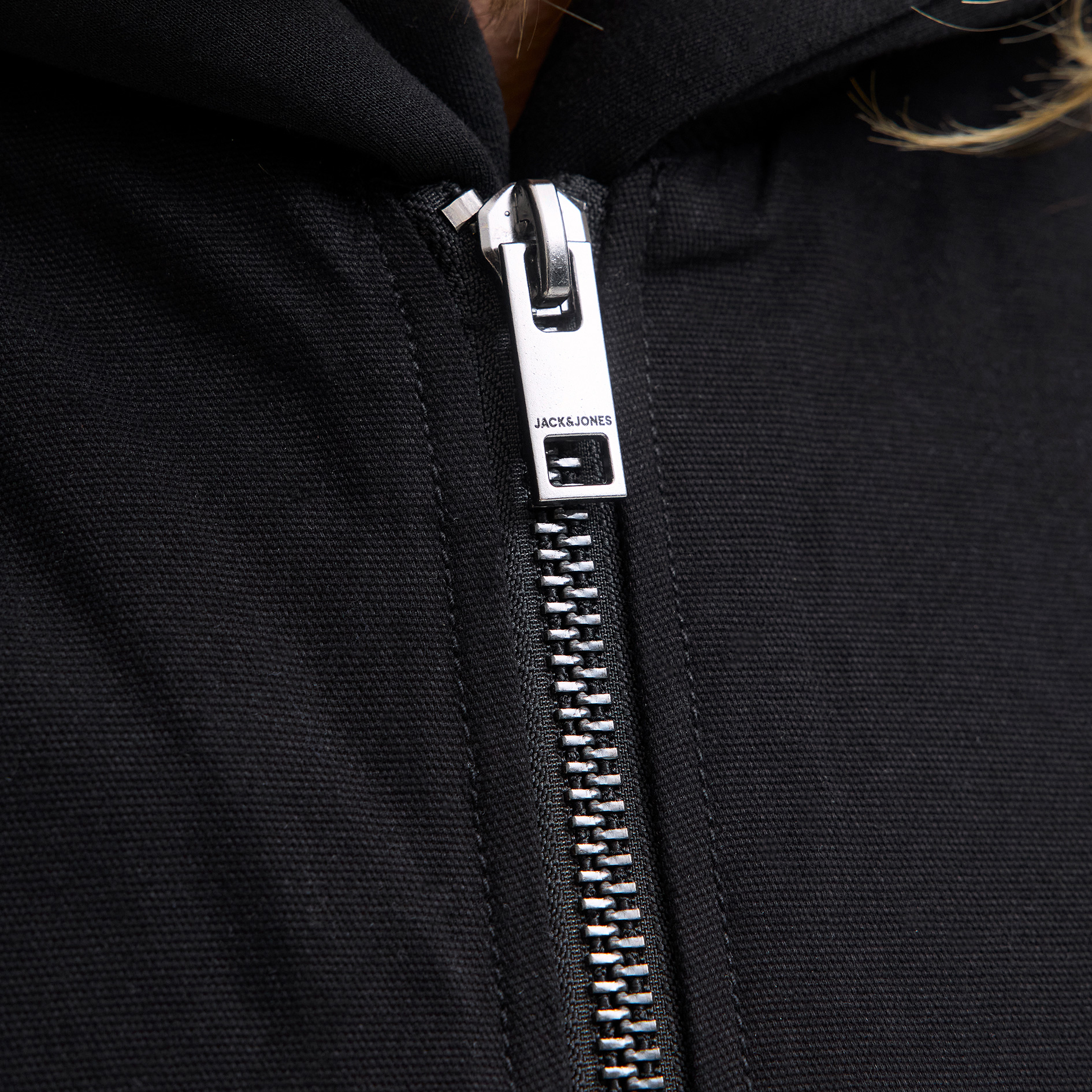 Jack & Jones Plus JJEDOVER v&auml;st, Black