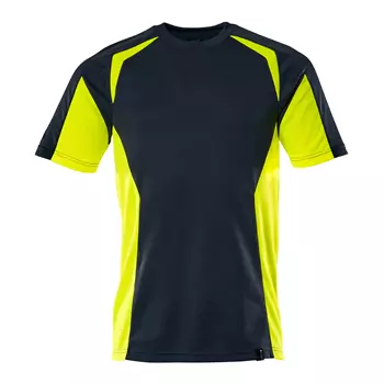 Mascot Accelerate Safe T-shirt, Dark Marine/Hi-Vis Yellow