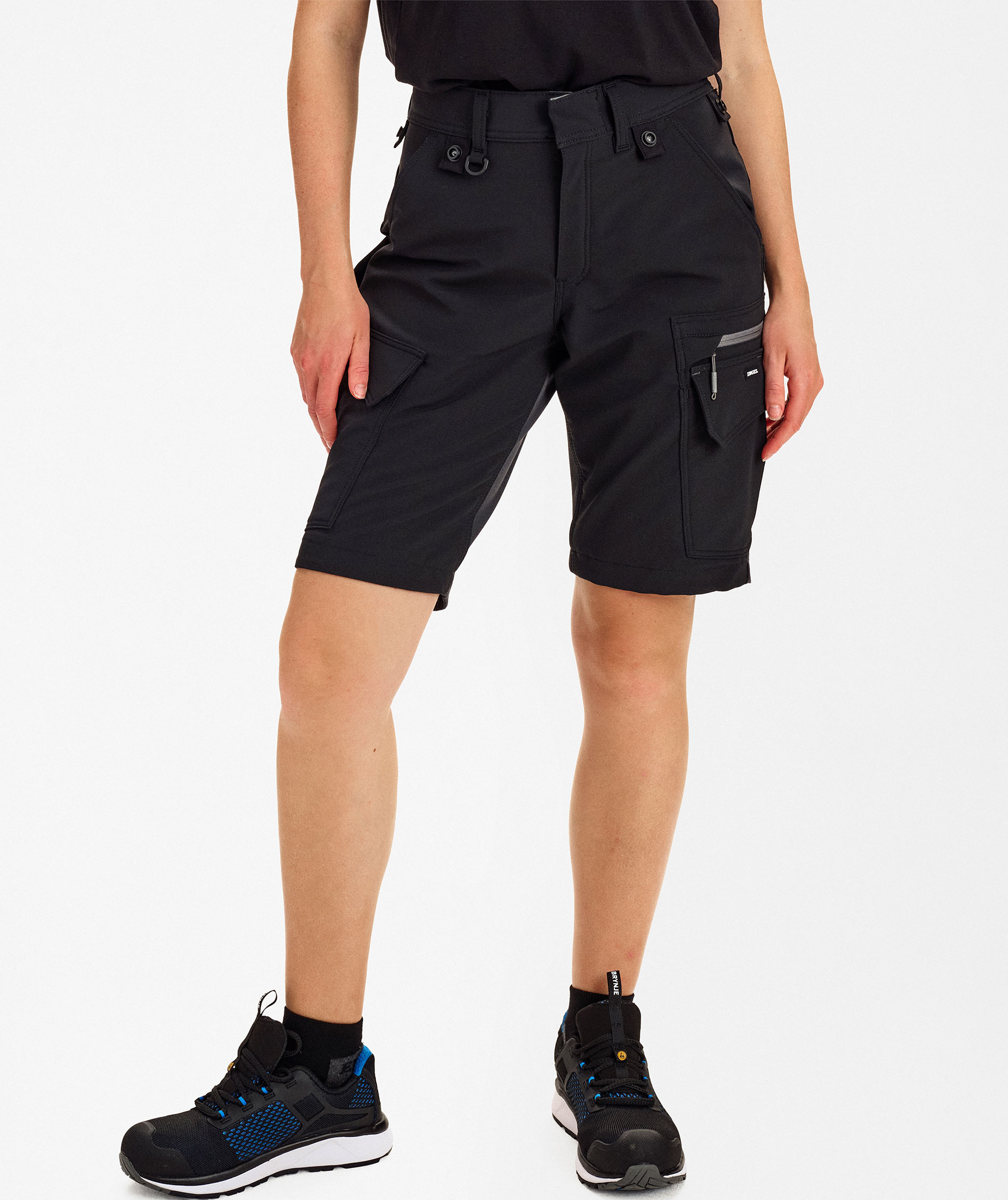 Engel Entire women's work shorts full stretch, Black/Anthracite Grey, large image number 1