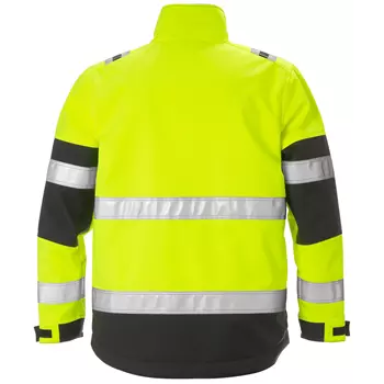 Fristads Gen Y softshell jacket 4083, Hi-vis Yellow/Black