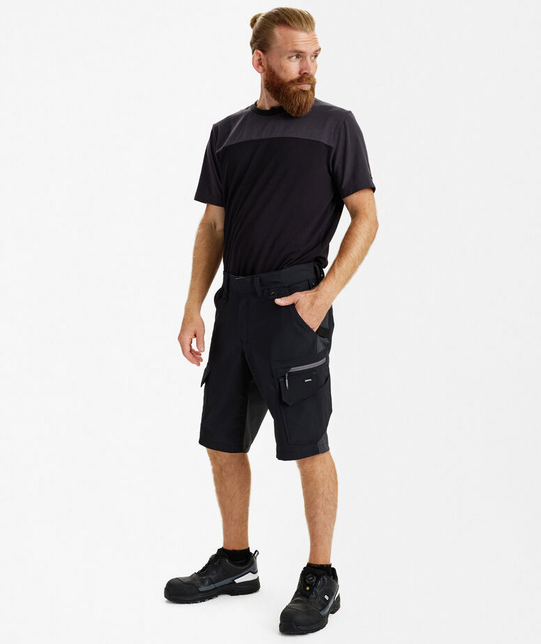 Engel Entire shorts full stretch, Black/Anthracite Grey, large image number 1