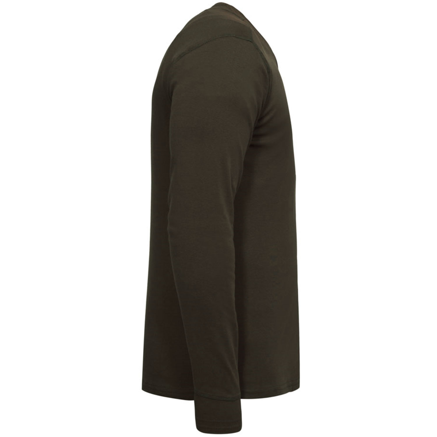 Engel Extend l&aring;ng&auml;rmad Grandad T-shirt, Forest green, large image number 5