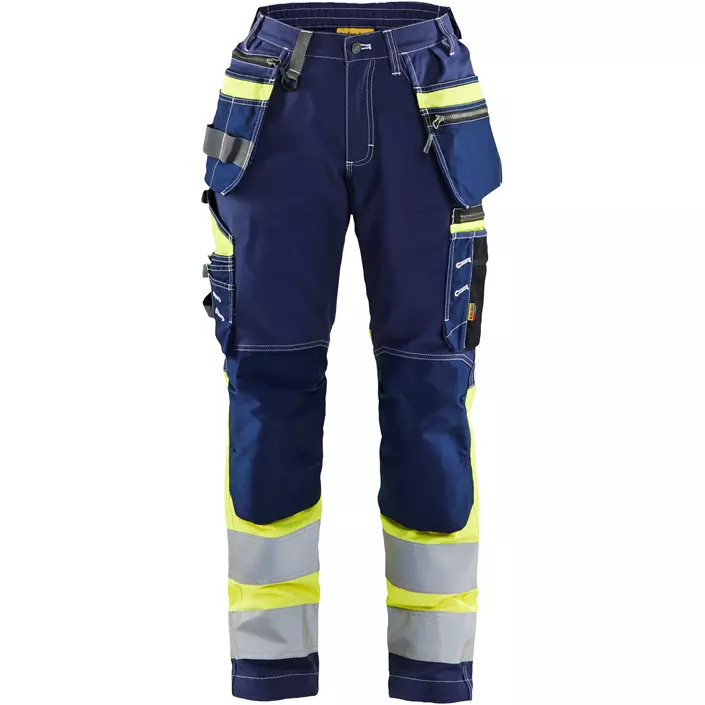Blåkläder hantverksbyxa dam, Marin/Hi-Vis gul, large image number 0