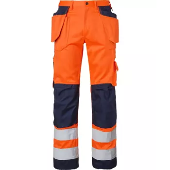 Top Swede Handwerkerhose 2516, Hi-Vis Orange/Navy