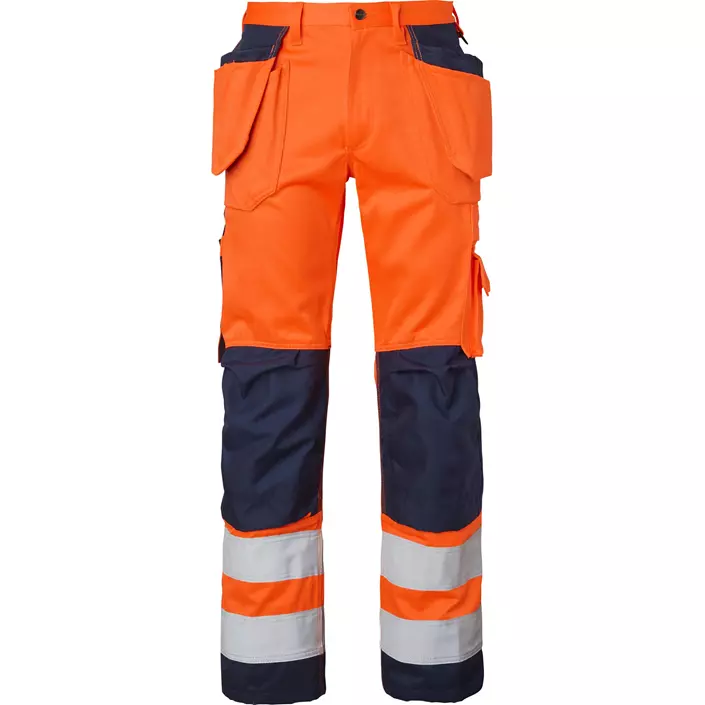 Top Swede craftsman trousers 2516, Hi-Vis Orange/Navy, large image number 0