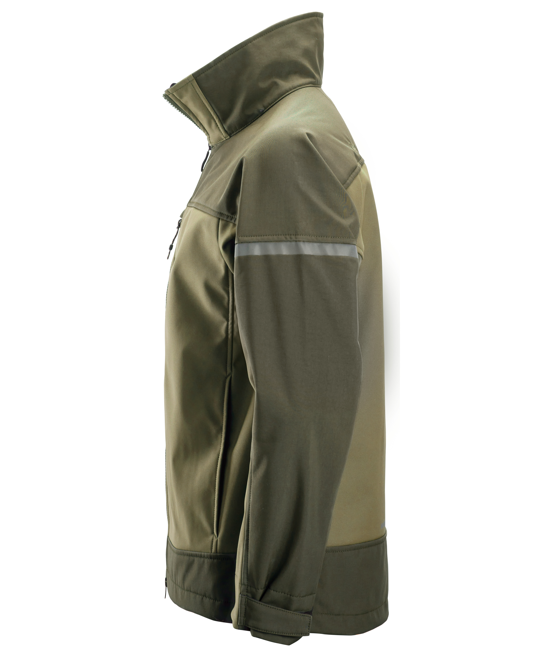 Snickers AllroundWork softshelljakke 1216, Khaki Green/Dark Khaki Green, large image number 3